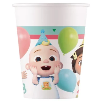 Papirnate Čaše Za Party / Rođendan - Cocomelon, 200mL, 8kom