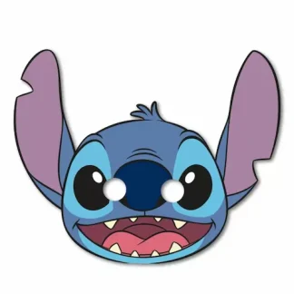 Stitch papirnate maske (6 kom) sa šarenim motivima za veselu dječju igru i party. Dodaj u košaricu i stvori zabavu punu osmijeha!