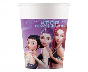 Papirnate Čaše Za Party / Rođendan - K-Pop: Demon Hunters, 200mL, 8kom