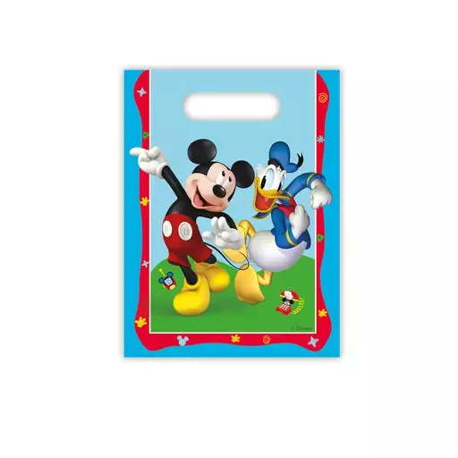 PVC Party Vrećice - Mickey Rock The House (~22.5 x 17cm), 6kom